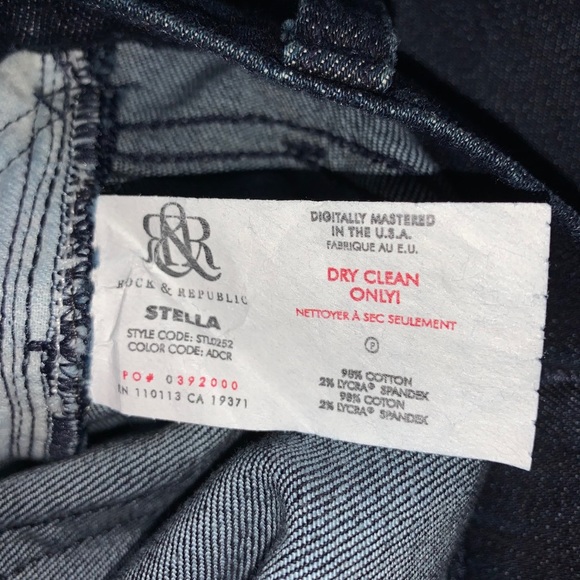 ROCK & REPUBLIC, STELLA, Lowrise Straight Jeans - Picture 11 of 12